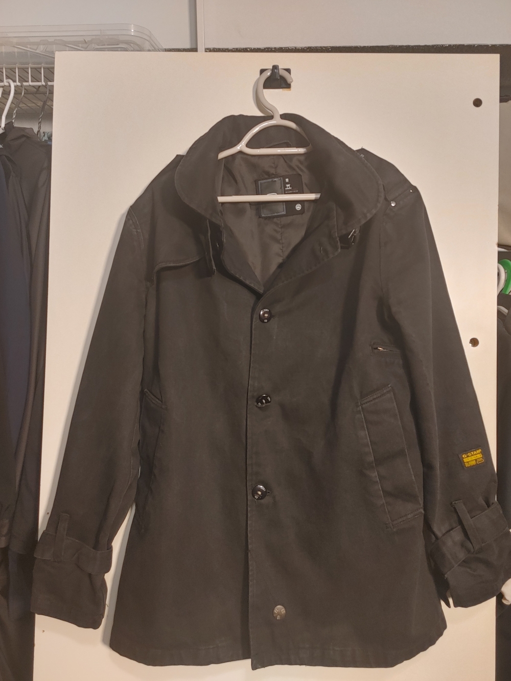 G-Star Women's Black Trench Coat
